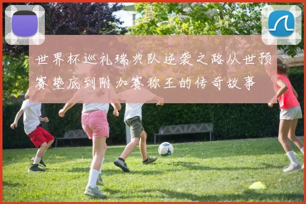 世界杯巡礼瑞典队逆袭之路从世预赛垫底到附加赛称王的传奇故事